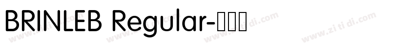 BRINLEB Regular字体转换 BRINLEB Regular字体转换